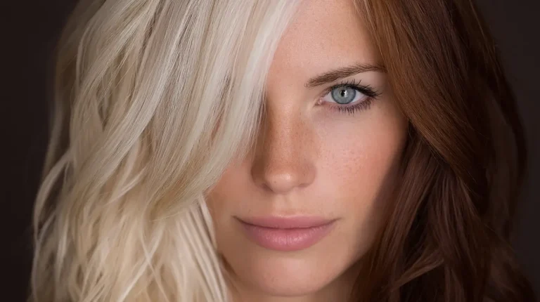 Two hair colors split 2