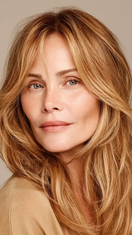 Warm Honey Blonde - Hair color ideas for women over 50