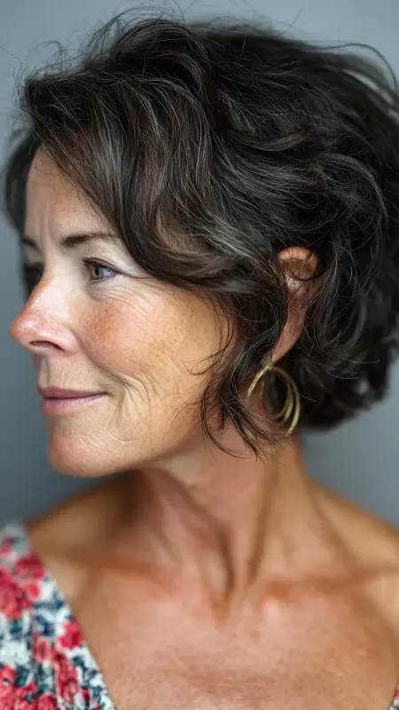 Wedge Bob with Tapered Back - bob hair styles for women over 50