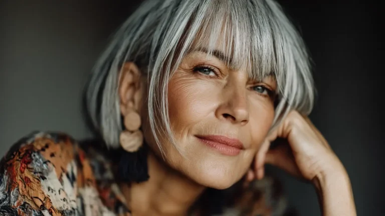 hairstyles for women over 70 with bangs 3